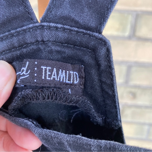 TEAMLTD Black Denim Overalls - Picture 2 of 10